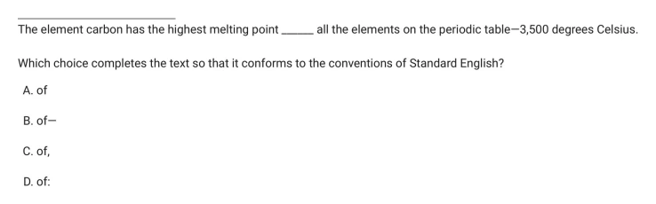 Question 9 passage and answer choices