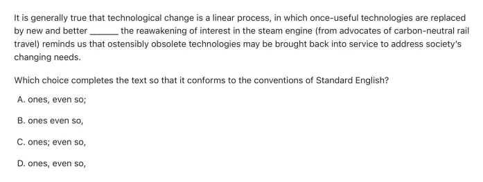 Question 3 passage and answer choices