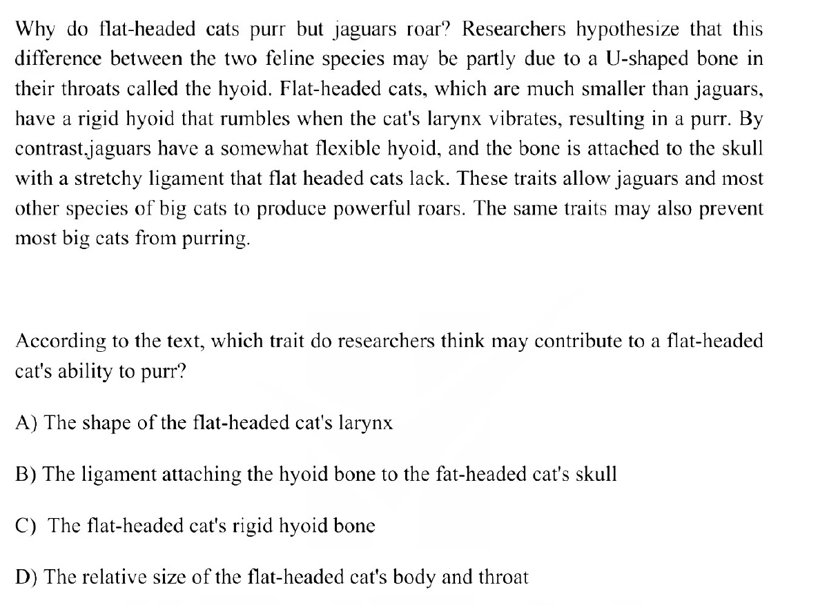 Question 12 passage and answer choices