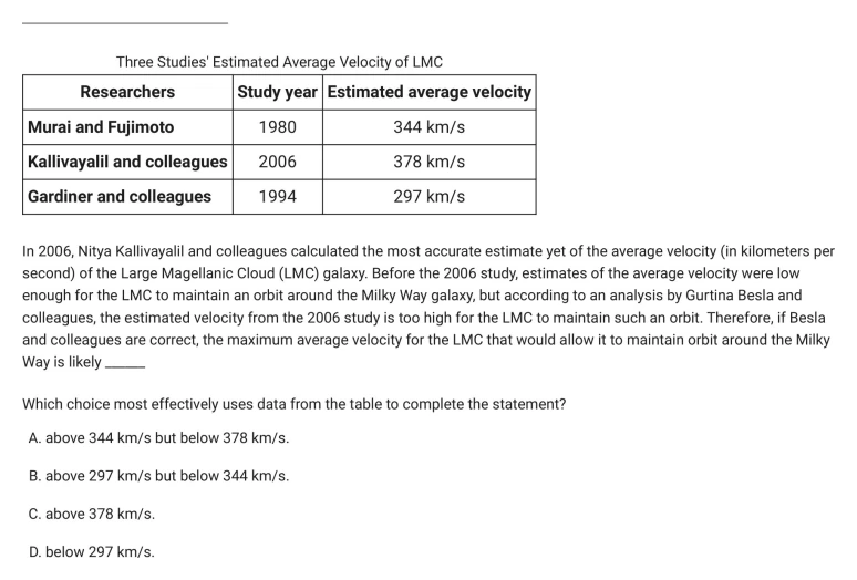Question 13 passage and answer choices