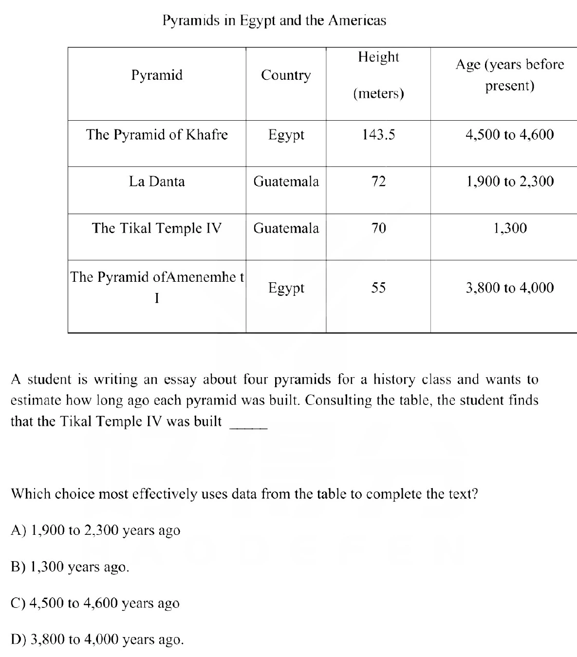 Question 7 passage and answer choices