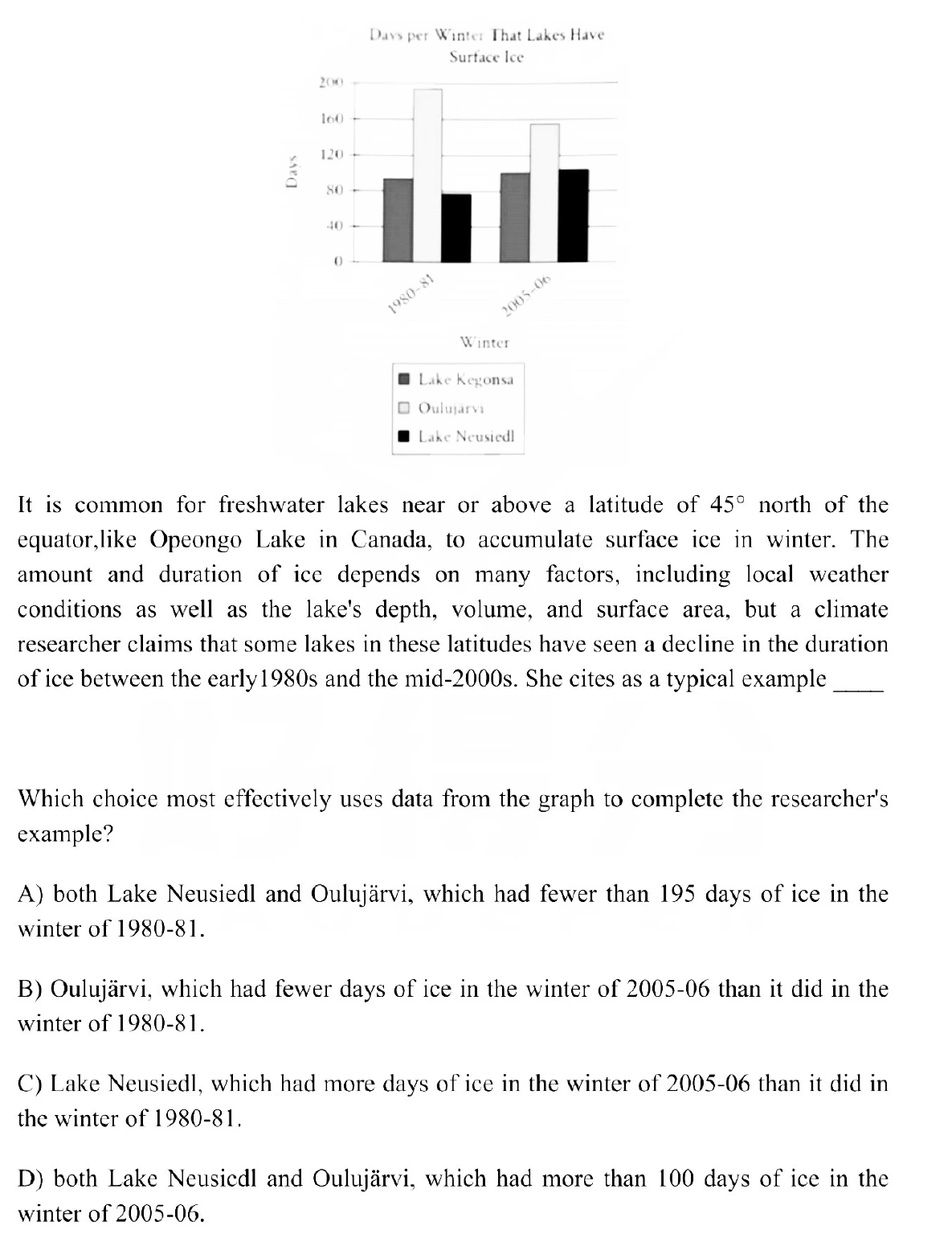 Question 12 passage and answer choices