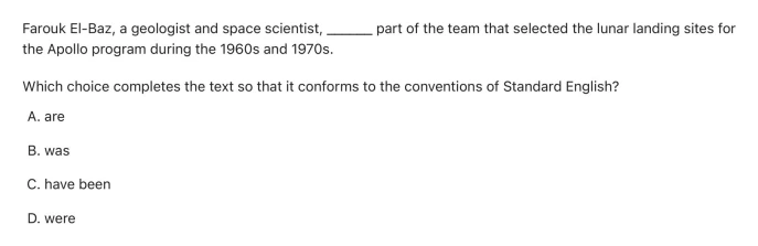 Question 3 passage and answer choices