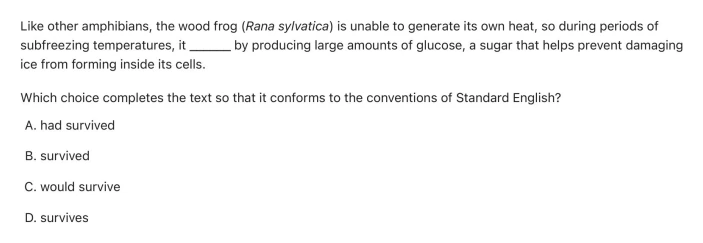 Question 23 passage and answer choices