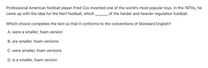 Question 8 passage and answer choices