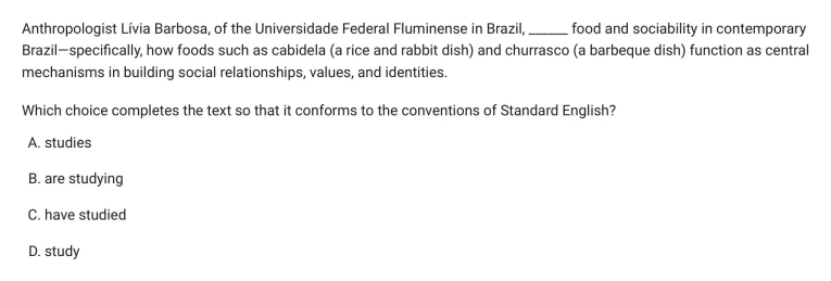 Question 12 passage and answer choices