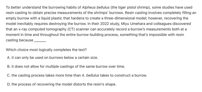 Question 7 passage and answer choices