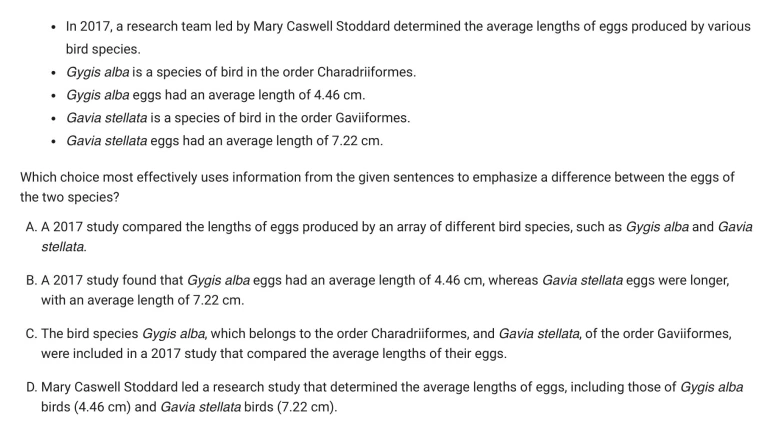 Question 26 passage and answer choices