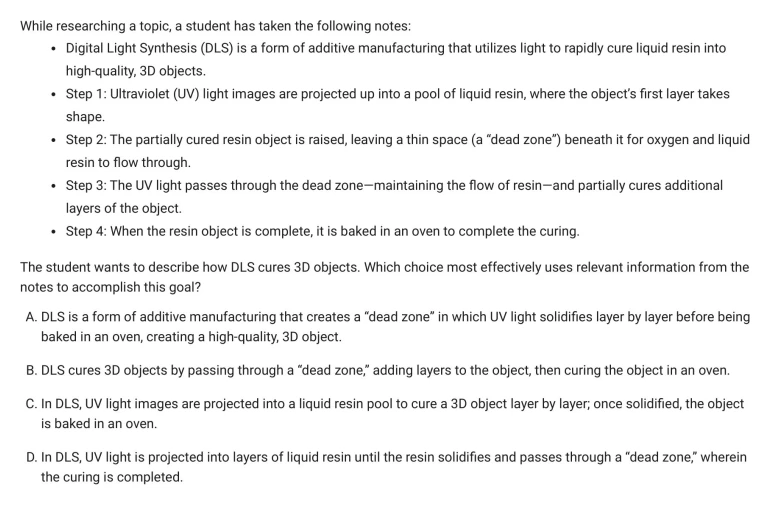 Question 12 passage and answer choices