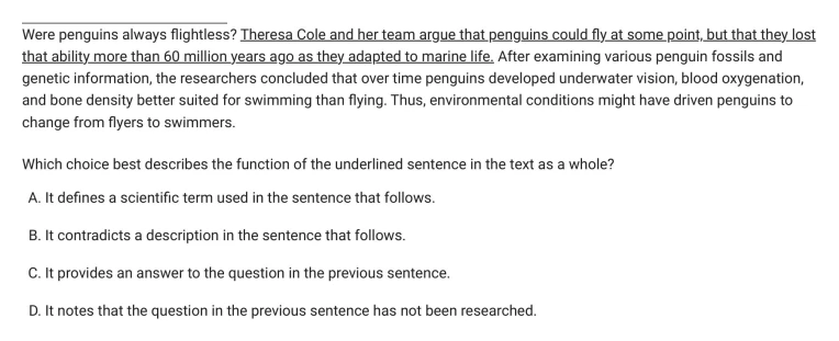 Question 17 passage and answer choices