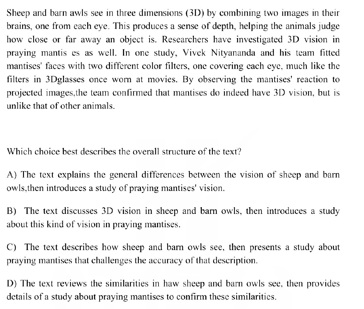 Question 7 passage and answer choices