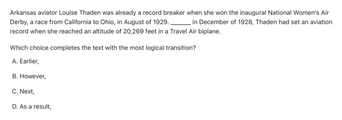 Question 10 passage and answer choices