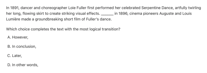 Question 14 passage and answer choices