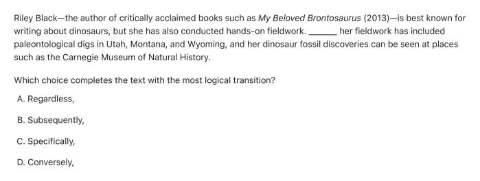 Question 15 passage and answer choices