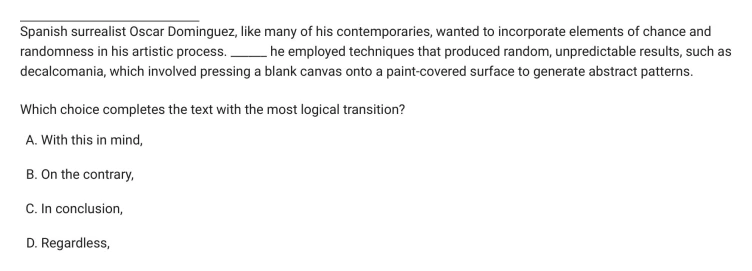 Question 17 passage and answer choices