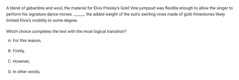 Question 29 passage and answer choices