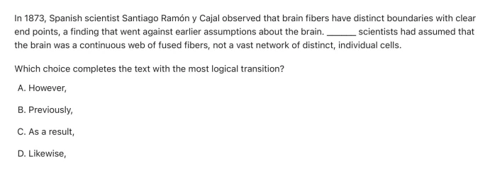 Question 2 passage and answer choices