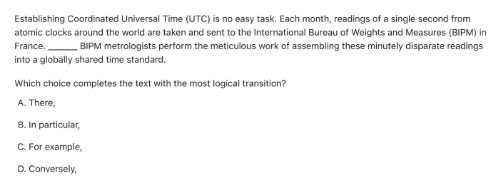 Question 7 passage and answer choices