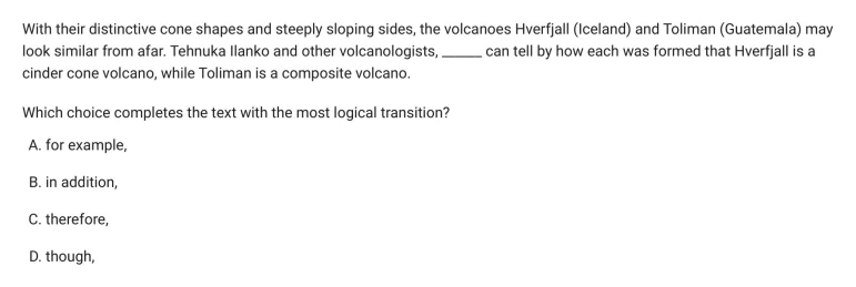 Question 13 passage and answer choices
