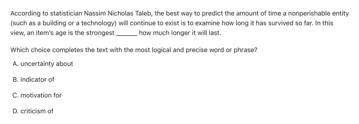 Question 17 passage and answer choices