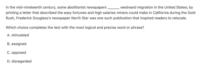 Question 18 passage and answer choices