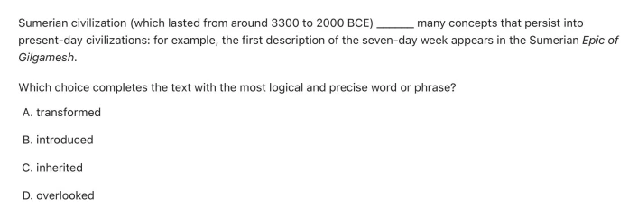Question 22 passage and answer choices