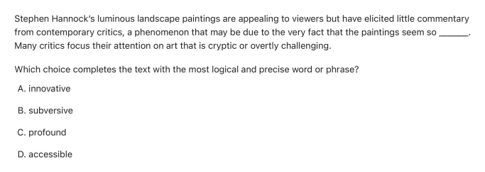 Question 6 passage and answer choices