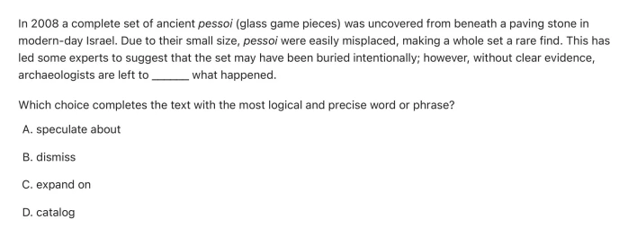 Question 7 passage and answer choices