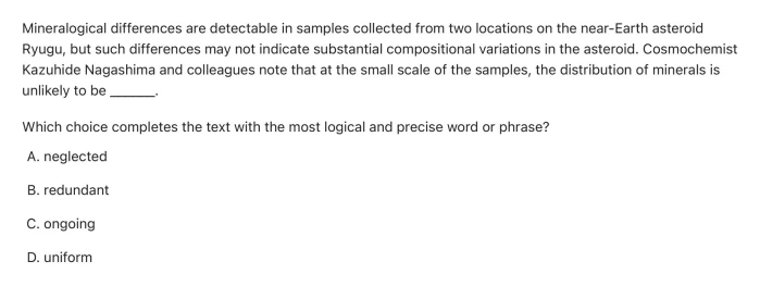 Question 10 passage and answer choices