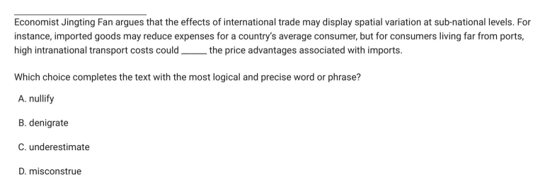 Question 12 passage and answer choices