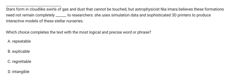 Question 13 passage and answer choices