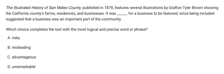 Question 25 passage and answer choices