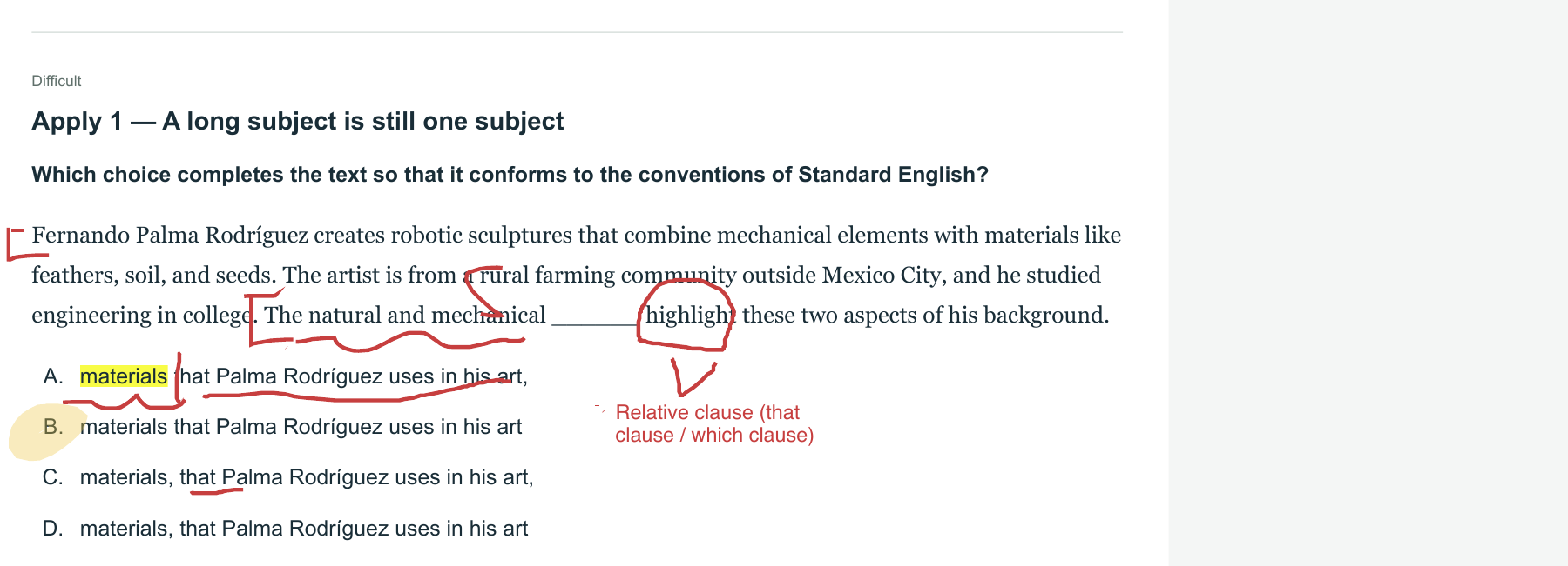 Apply 1 · annotated classroom excerpt